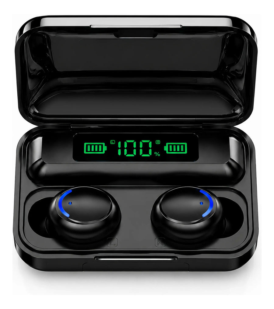 Audífonos Bluetooth In-Ear F9-5 con Estuche de Carga