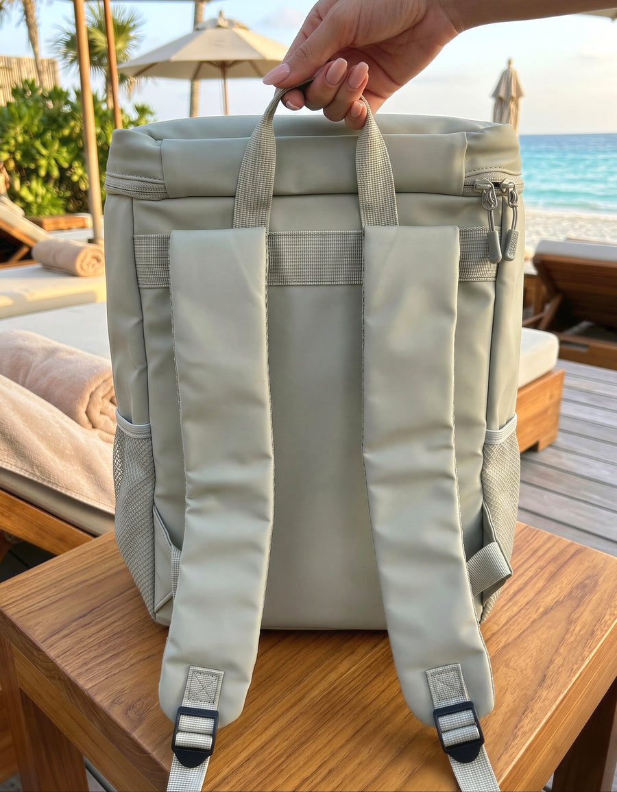 Mochila Térmica Cooler para Comida y Bebidas 27 × 18 × 34.5 cm color Verde