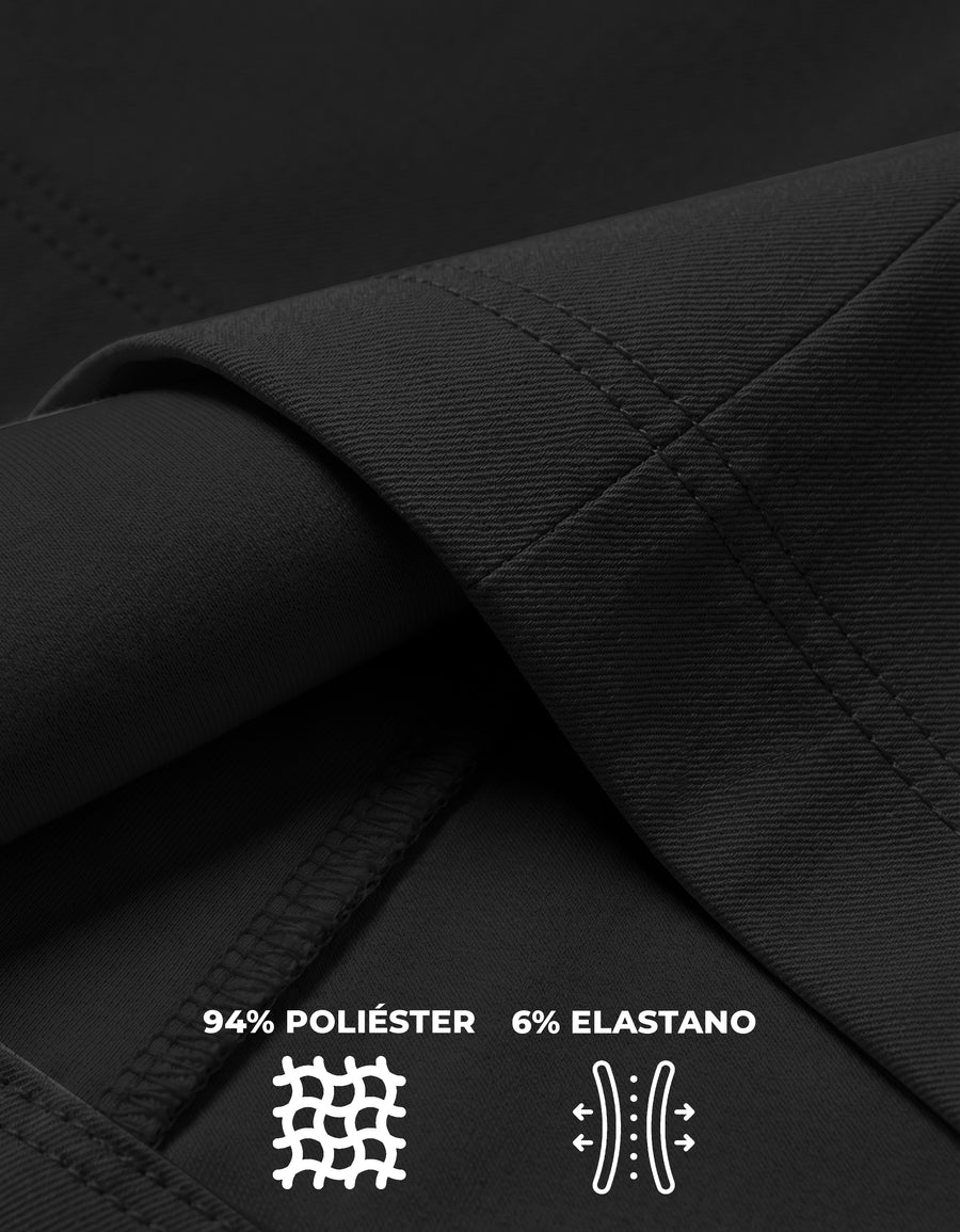 Uniforme Médico 2 Piezas Filipina y Pantalón · Unisex color Negro