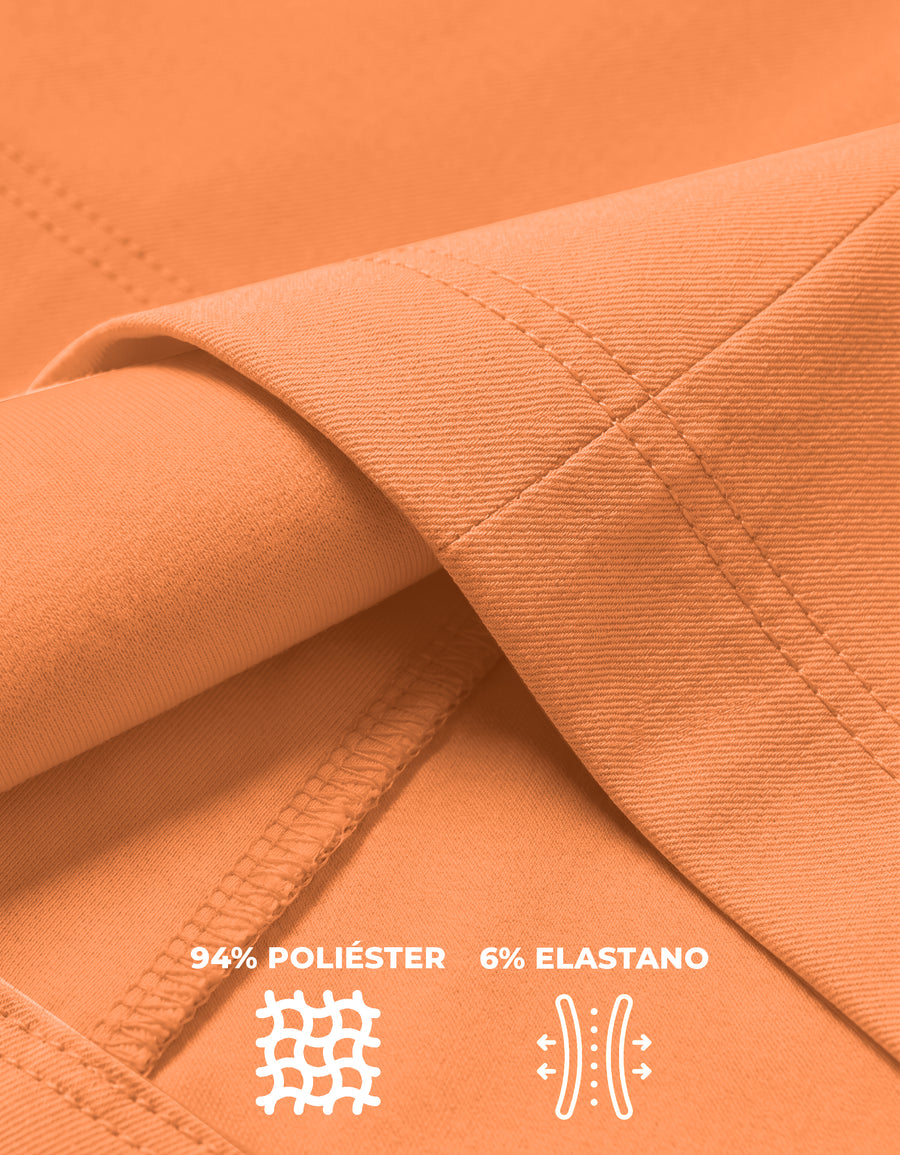 Uniforme Médico 2 Piezas Filipina y Pantalón · Unisex color Naranja