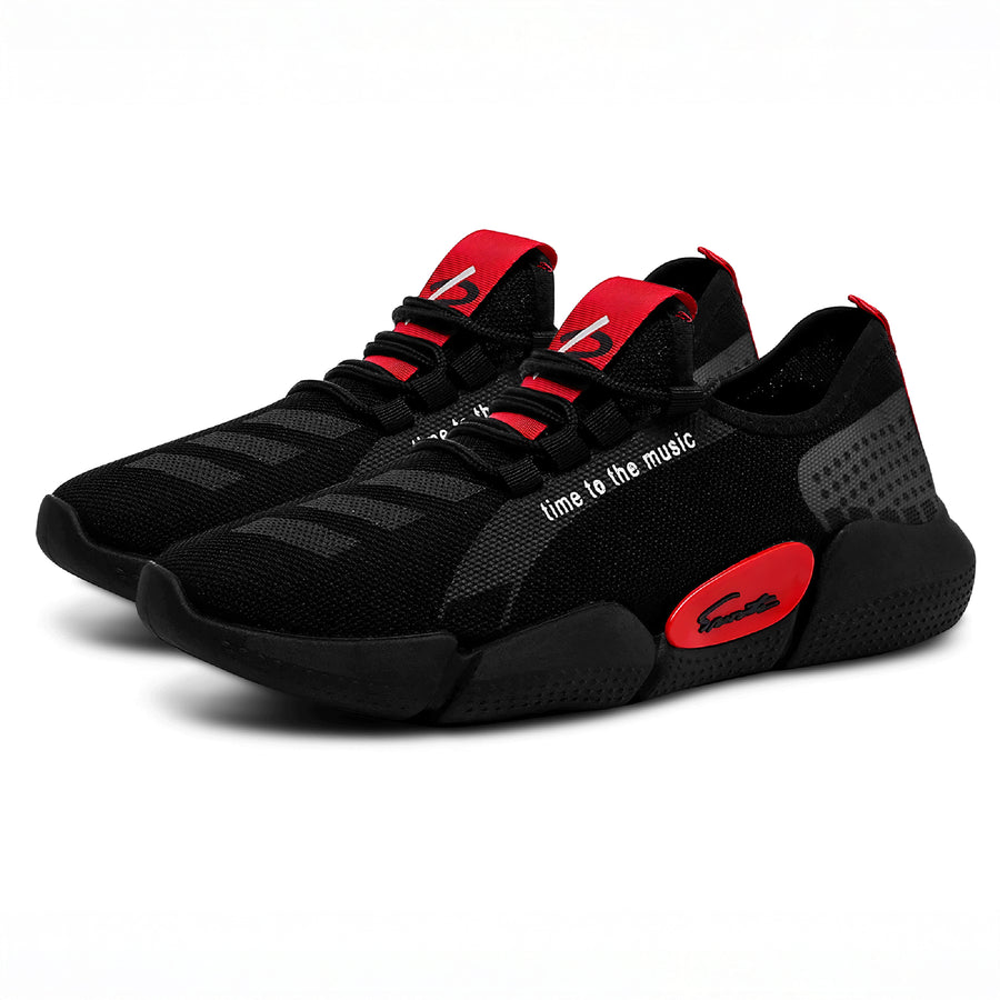 Tenis Deportivos Unisex de Malla Transpirable · Suela Ligera Antiderrapante · Tallas 39, 40 y 44 color Negro