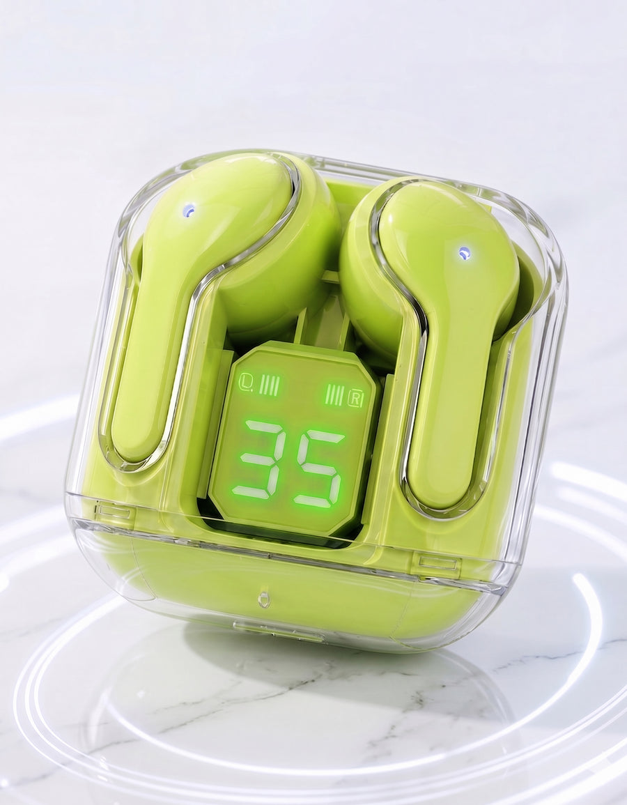 Audífonos Inalámbricos Bluetooth con Luz LED HK3 color Amarillo