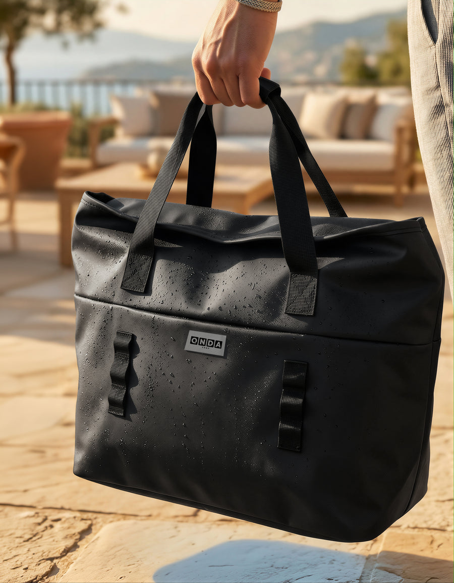 Bolsa Térmica Tote Grande 43 × 14 × 36 cm color Negro