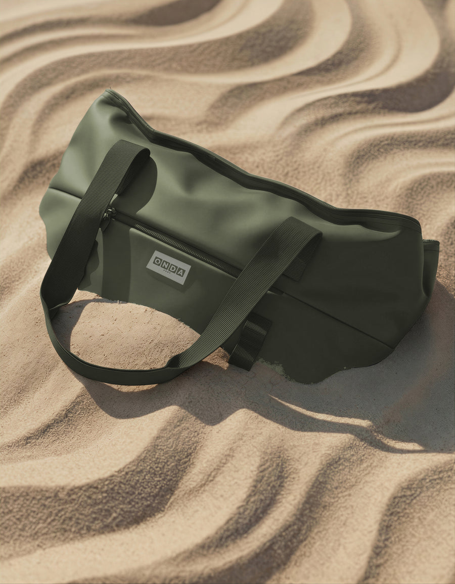 Bolsa Térmica Tote Grande 43 × 14 × 36 cm color Verde Militar