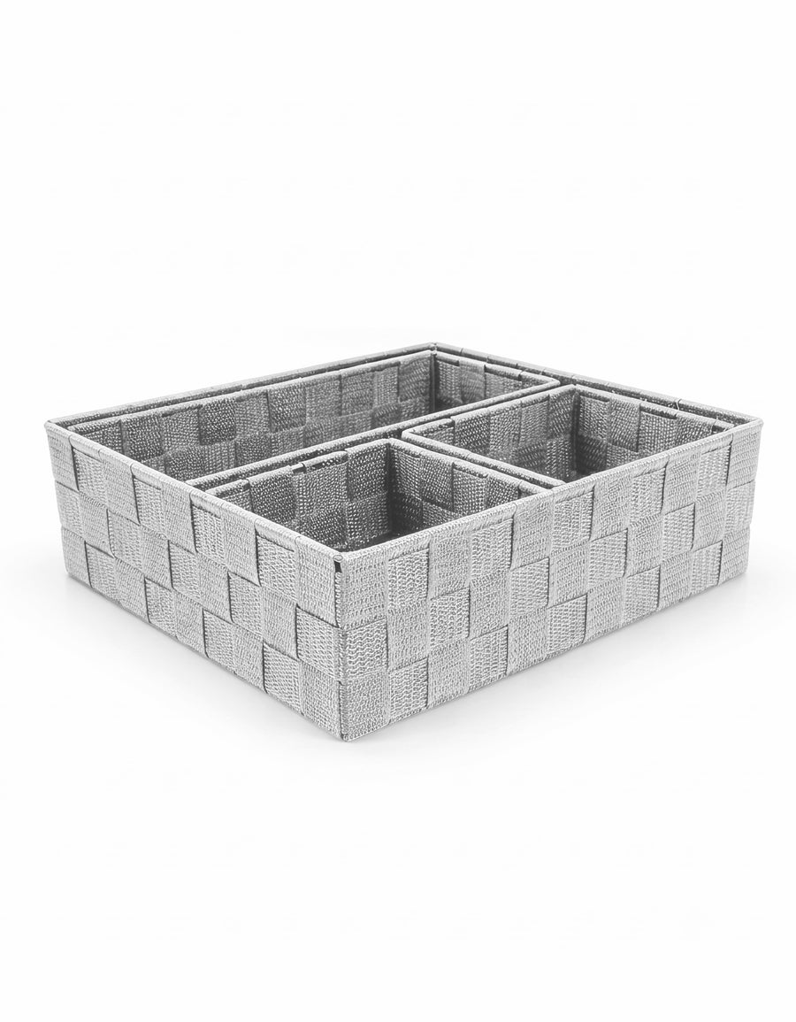 Canastas Organizadoras de Mimbre · Set de 4