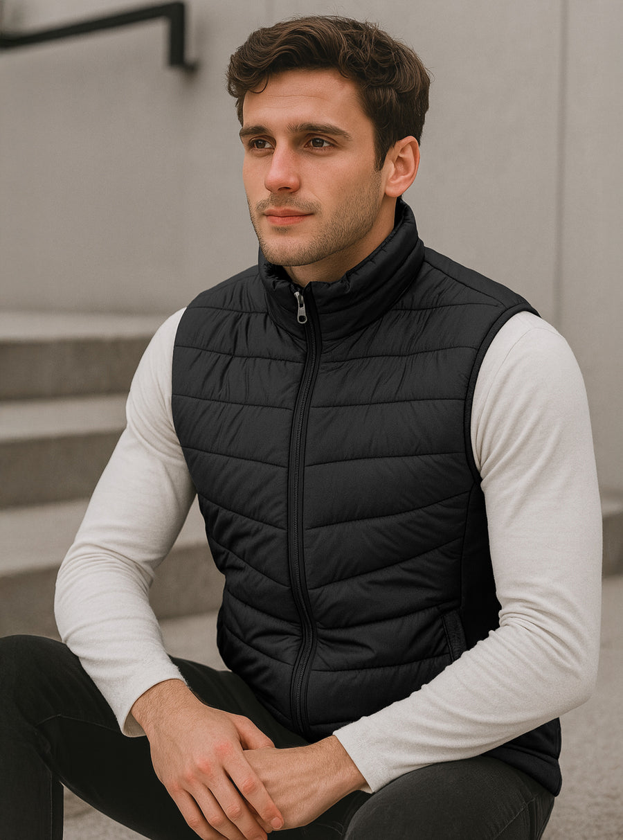 Chaleco Acolchado Hombre Ligero e Impermeable