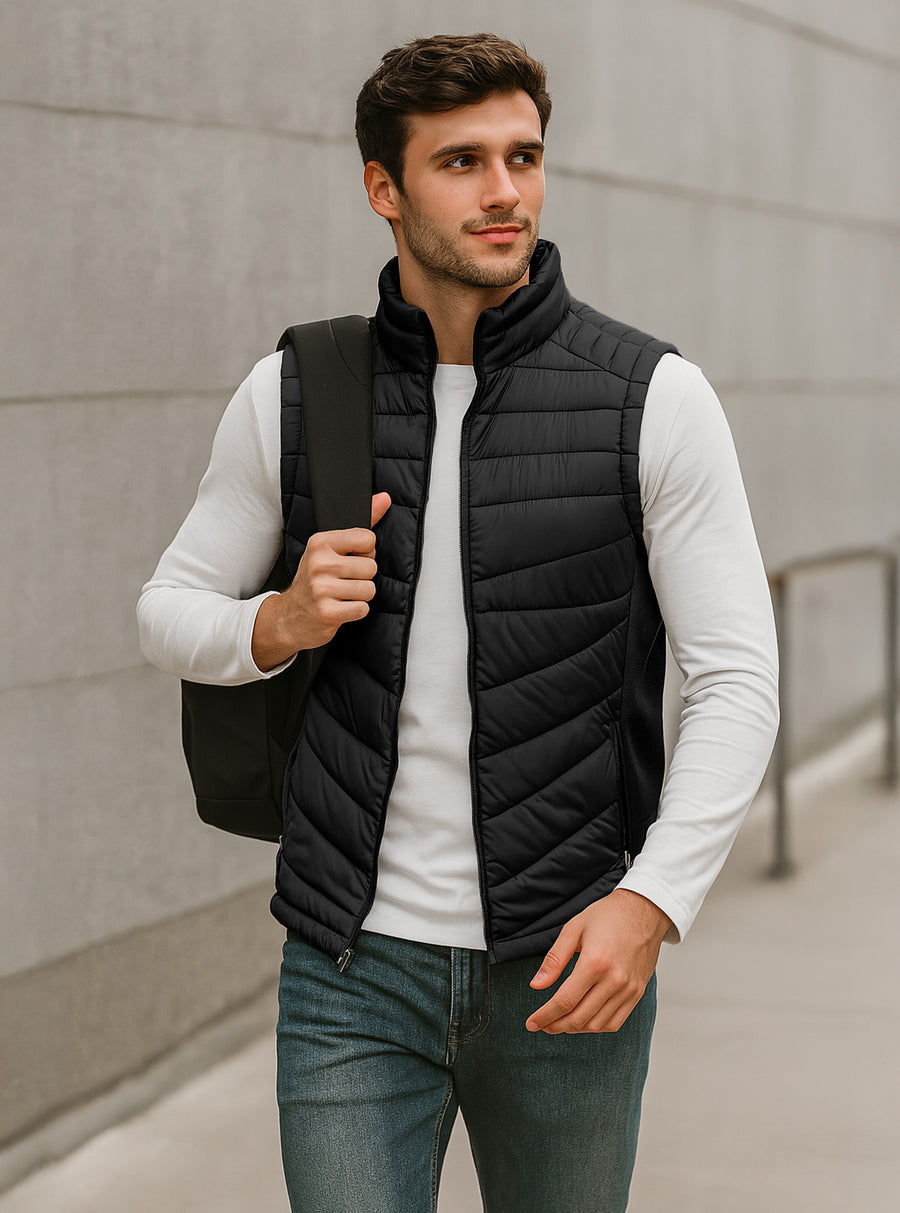 Chaleco Acolchado Hombre Ligero e Impermeable