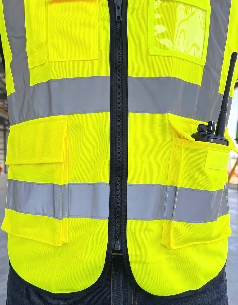 Chaleco de Seguridad Alta Visibilidad con Reflejante color Amarillo