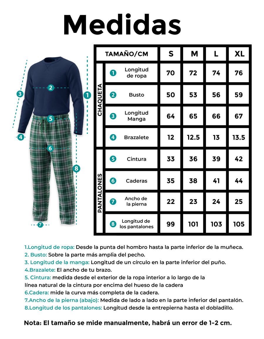 Conjunto Térmico Playera y Pants Polar · 2 Piezas (M5235) color Único
