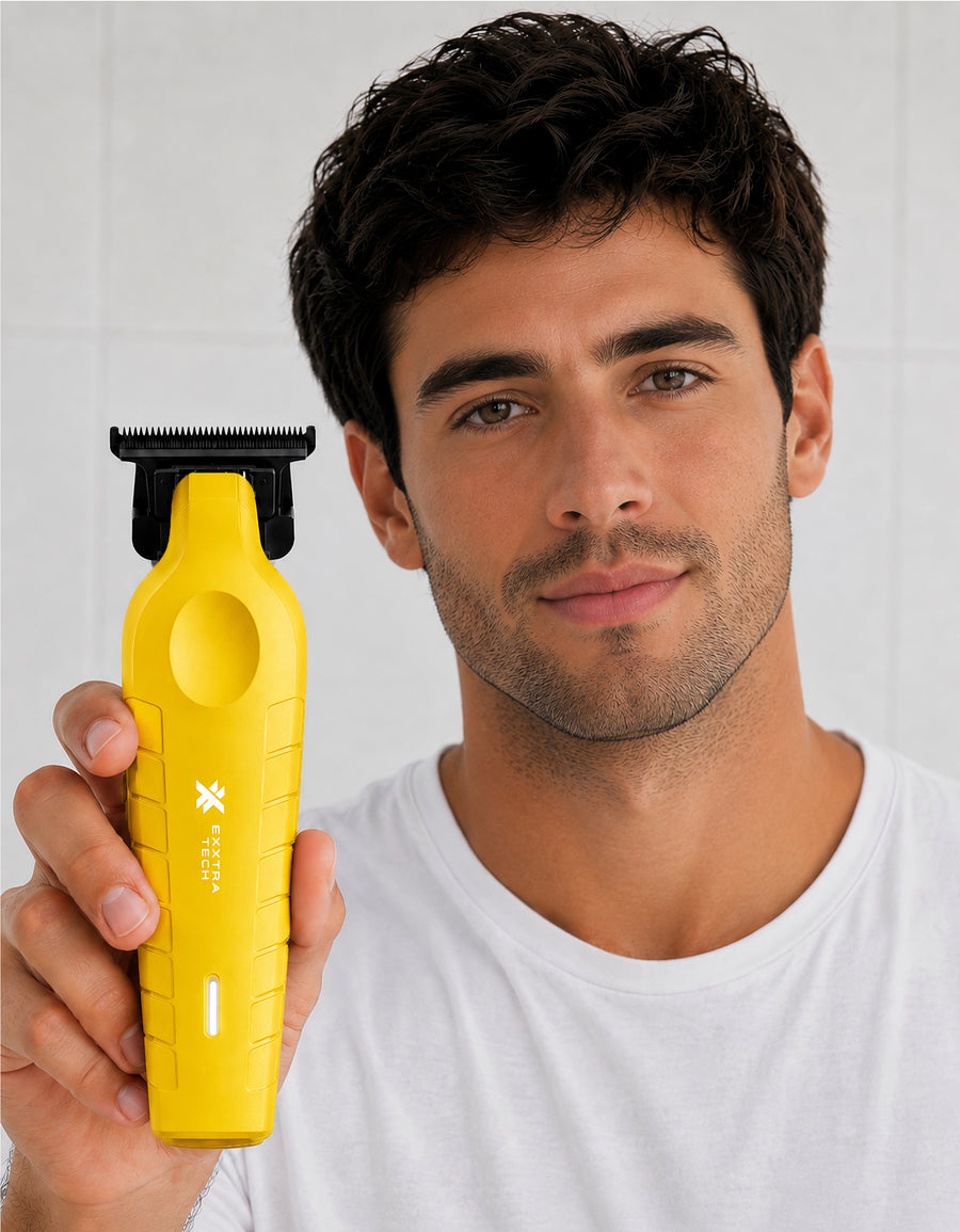 Máquina Cortapelo Recargable USB-C color Amarillo