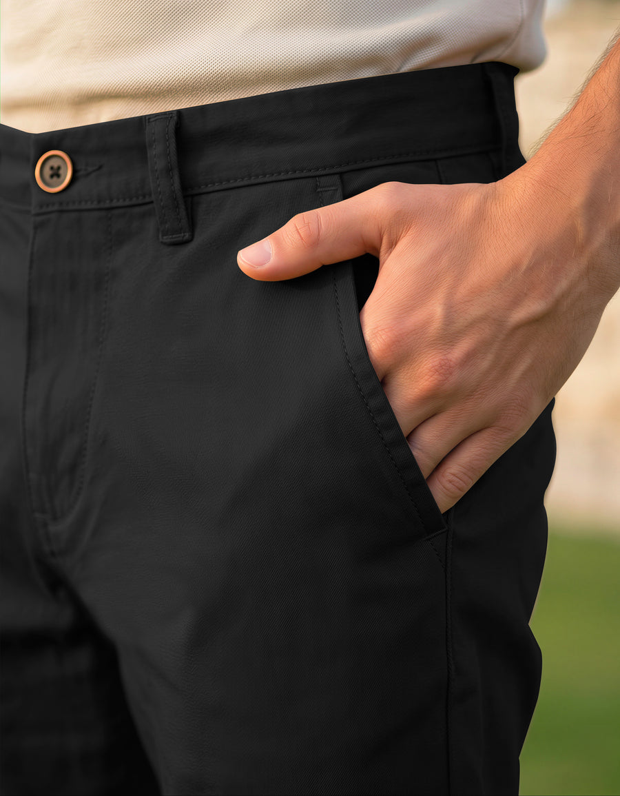 Pantalón Gabardina Stretch Slim Fit Hombre