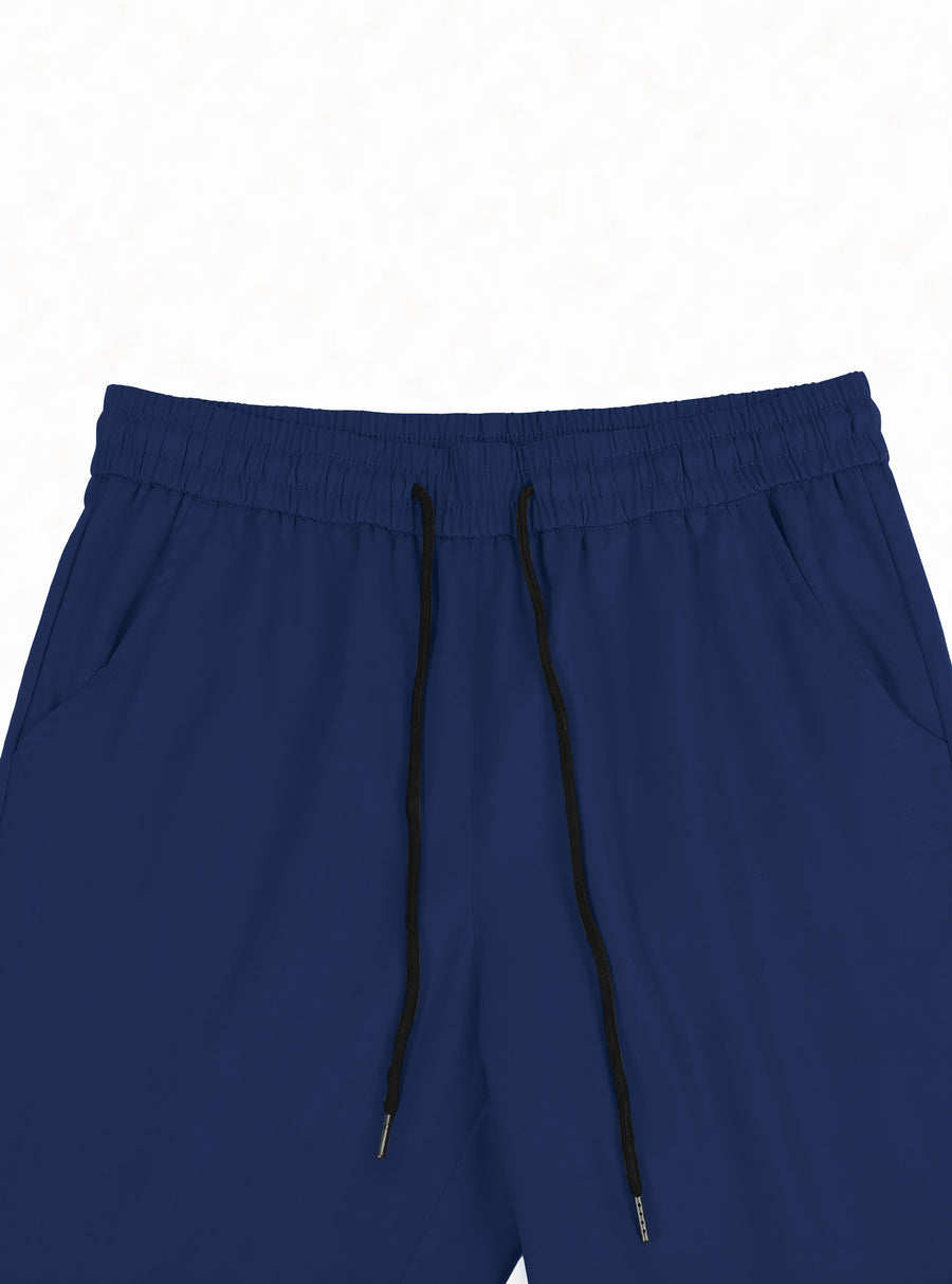 Pantalones Jogger Slim Fit Hombre Deportivos Casuales color Azul
