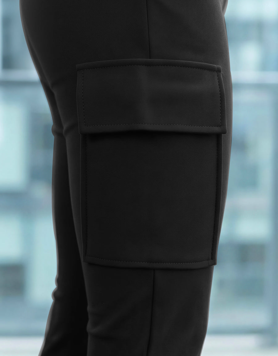 Pants Deportivo Mujer para Gym y Casual color Negro ·2