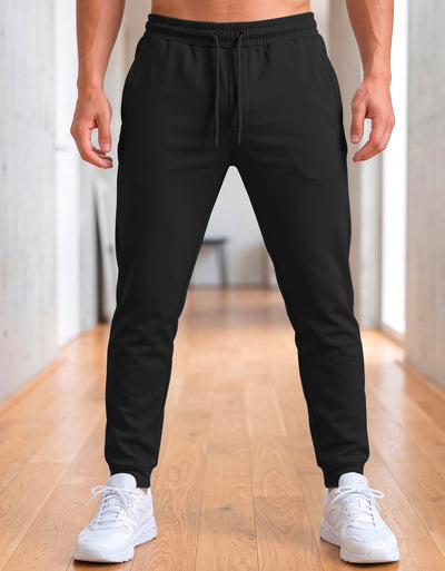 Pants Jogger Hombre Fleece con Bolsillos color Negro