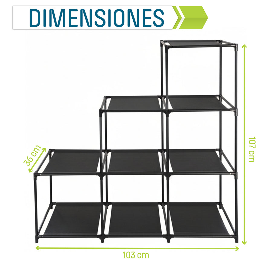 Rack de Almacenamiento Metálico 103 × 36 × 107 cm