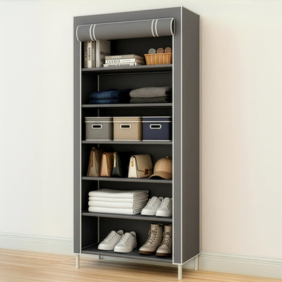 Rack Organizador Metálico para Hogar color Gris