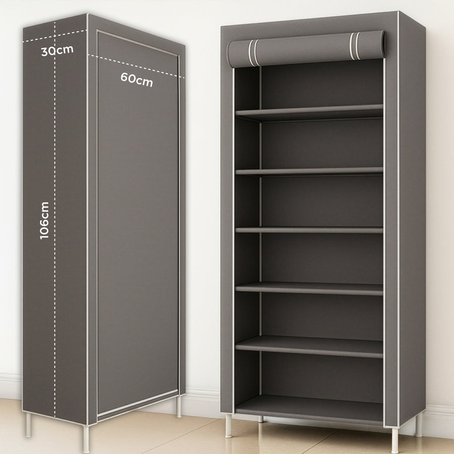 Rack Organizador Metálico para Hogar color Gris