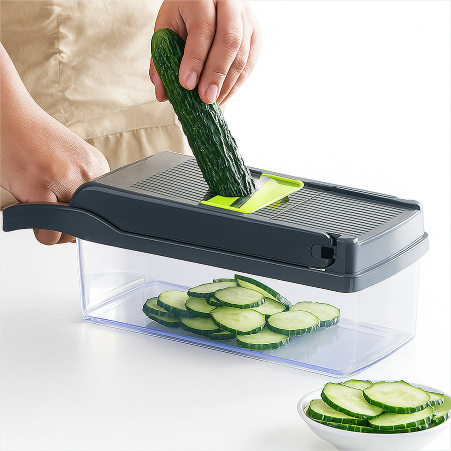 Rebanador de Verduras Multiusos · Set 16 Piezas