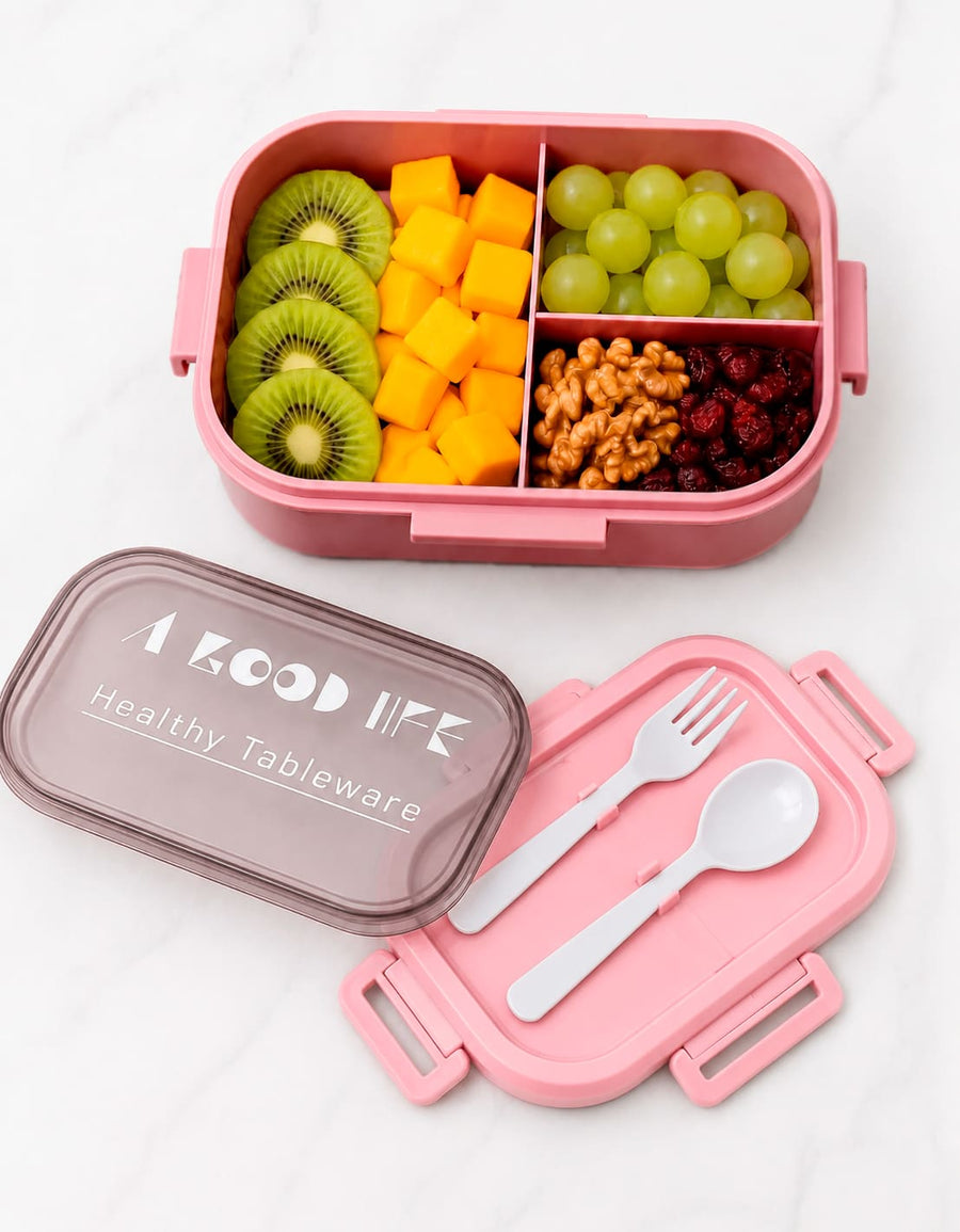 Set Contenedor de Comida y Vaso · Lonchera Escolar color Rosa