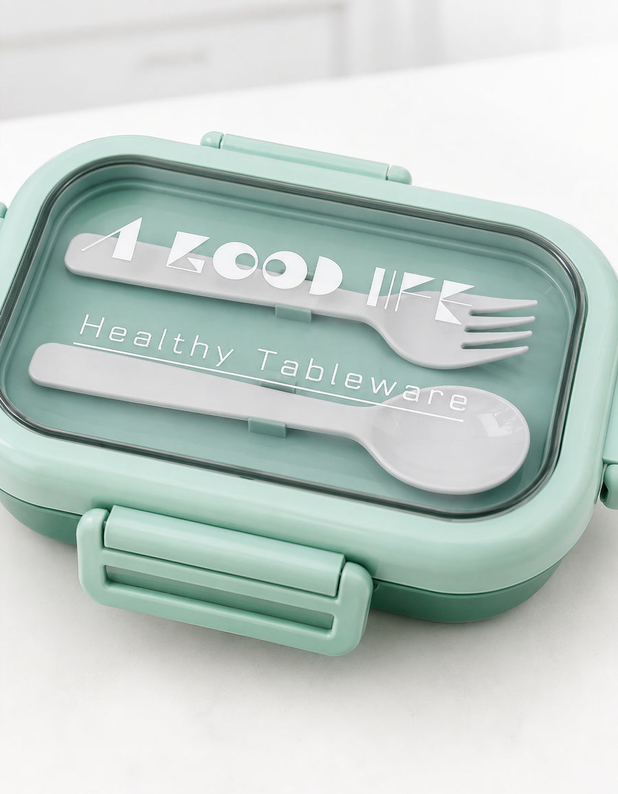 Set Contenedor de Comida y Vaso · Lonchera Escolar color Verde