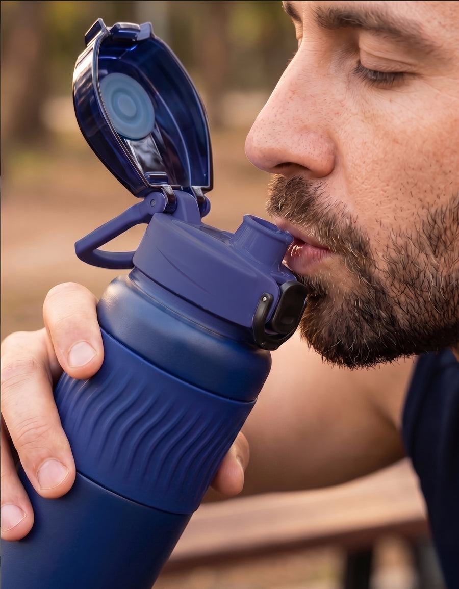 Termo de Acero Inoxidable 500 ml color Azul