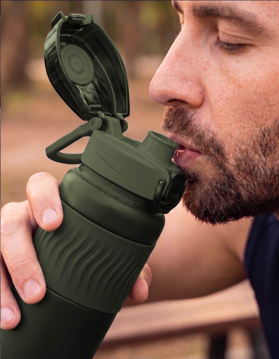 Termo de Acero Inoxidable 500 ml color Verde