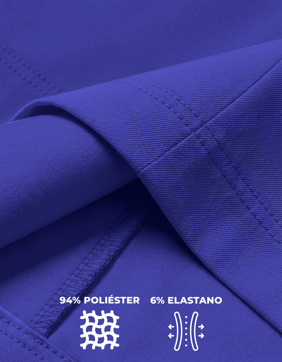 Uniforme Médico 2 Piezas Filipina y Pantalón · Unisex color Azul Rey