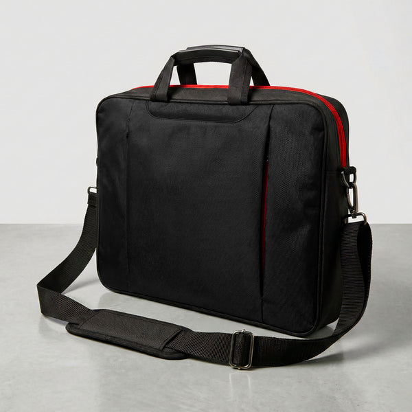 Maletín para Laptop 15.6" · Portafolio con Correa para Hombro · Negro