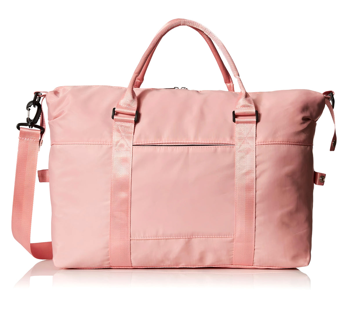 Maleta de Viaje y Gym Mujer Impermeable · Bolsillo para Ropa Mojada · 55 × 32 × 18 cm color Rosa