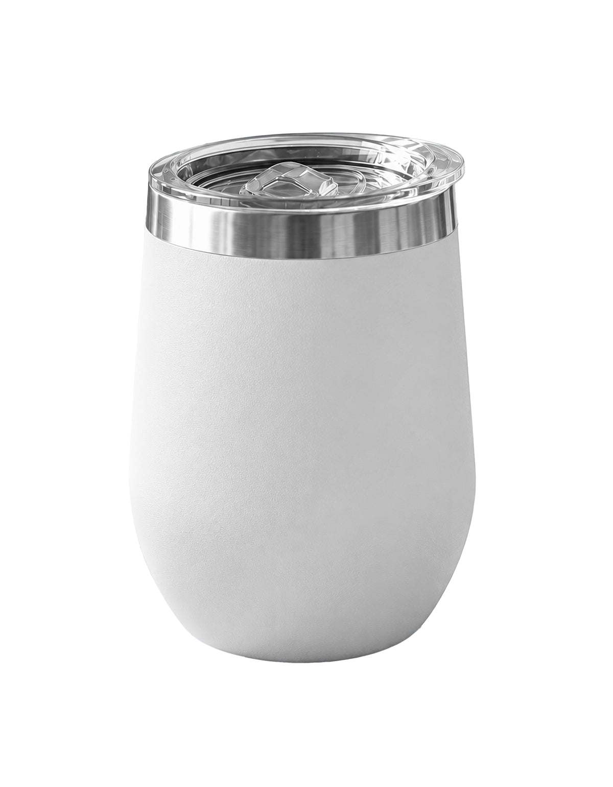 Vaso Térmico de Acero Inoxidable 12 oz con Tapa Deslizable · Café, Té o Bebidas Frías color Blanco