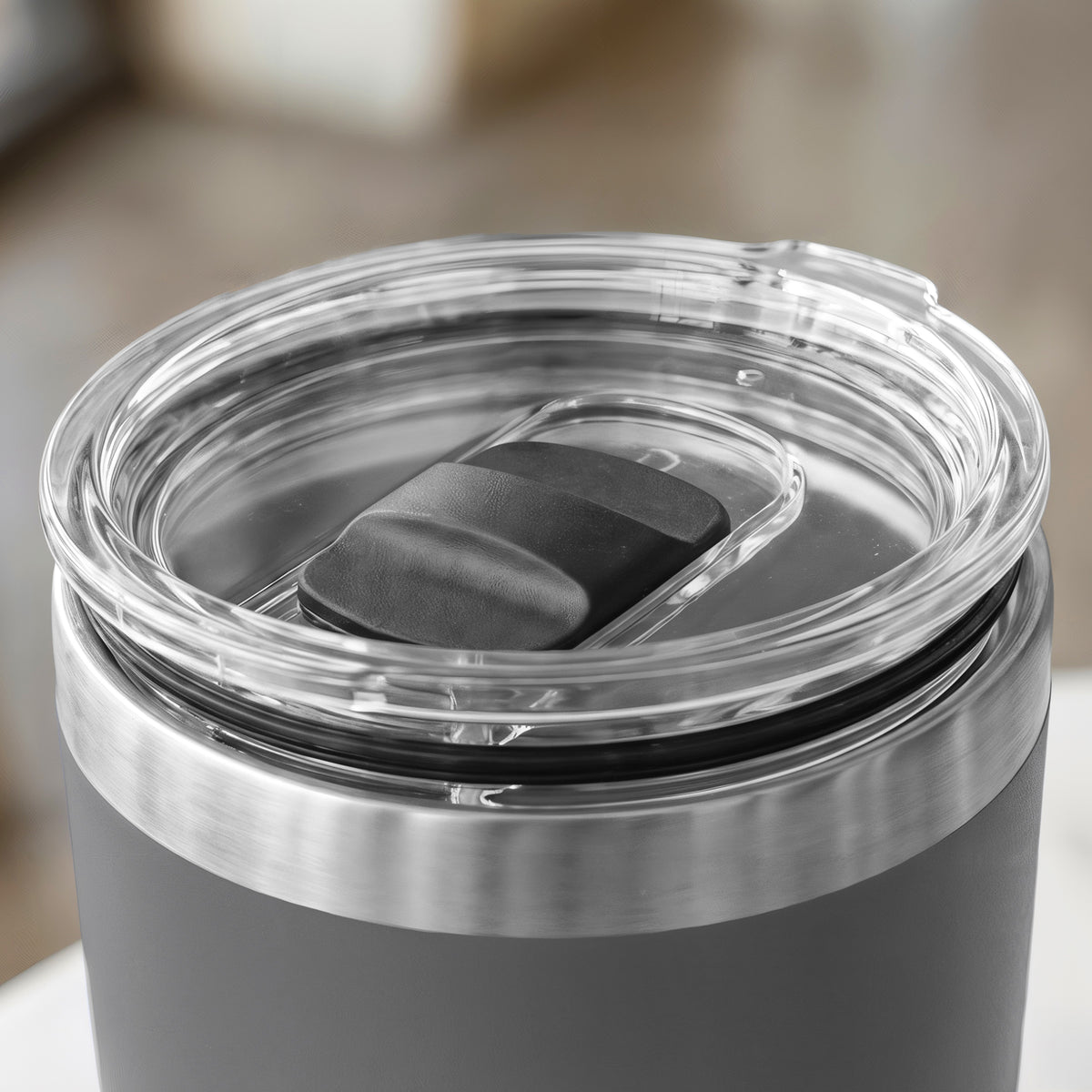 Termo Vaso Térmico 30 oz (800 ml) Acero Inoxidable con Tapa Magnética · Frío 24 h y Caliente 12 h color Gris