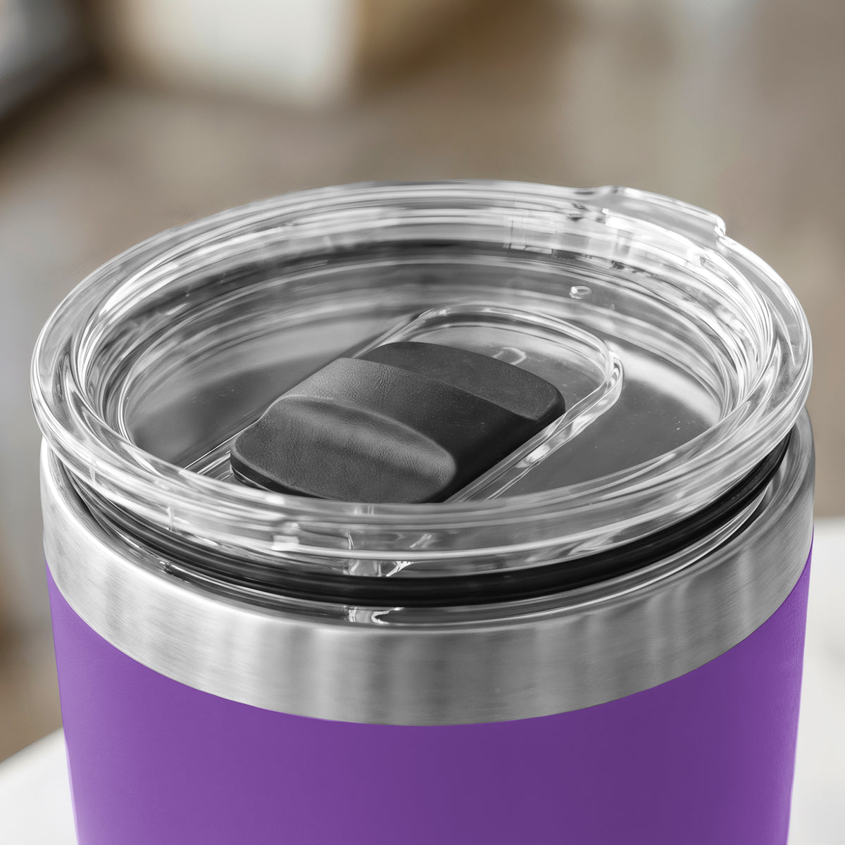 Termo Vaso Térmico 30 oz (800 ml) Acero Inoxidable con Tapa Magnética · Frío 24 h y Caliente 12 h color Morado