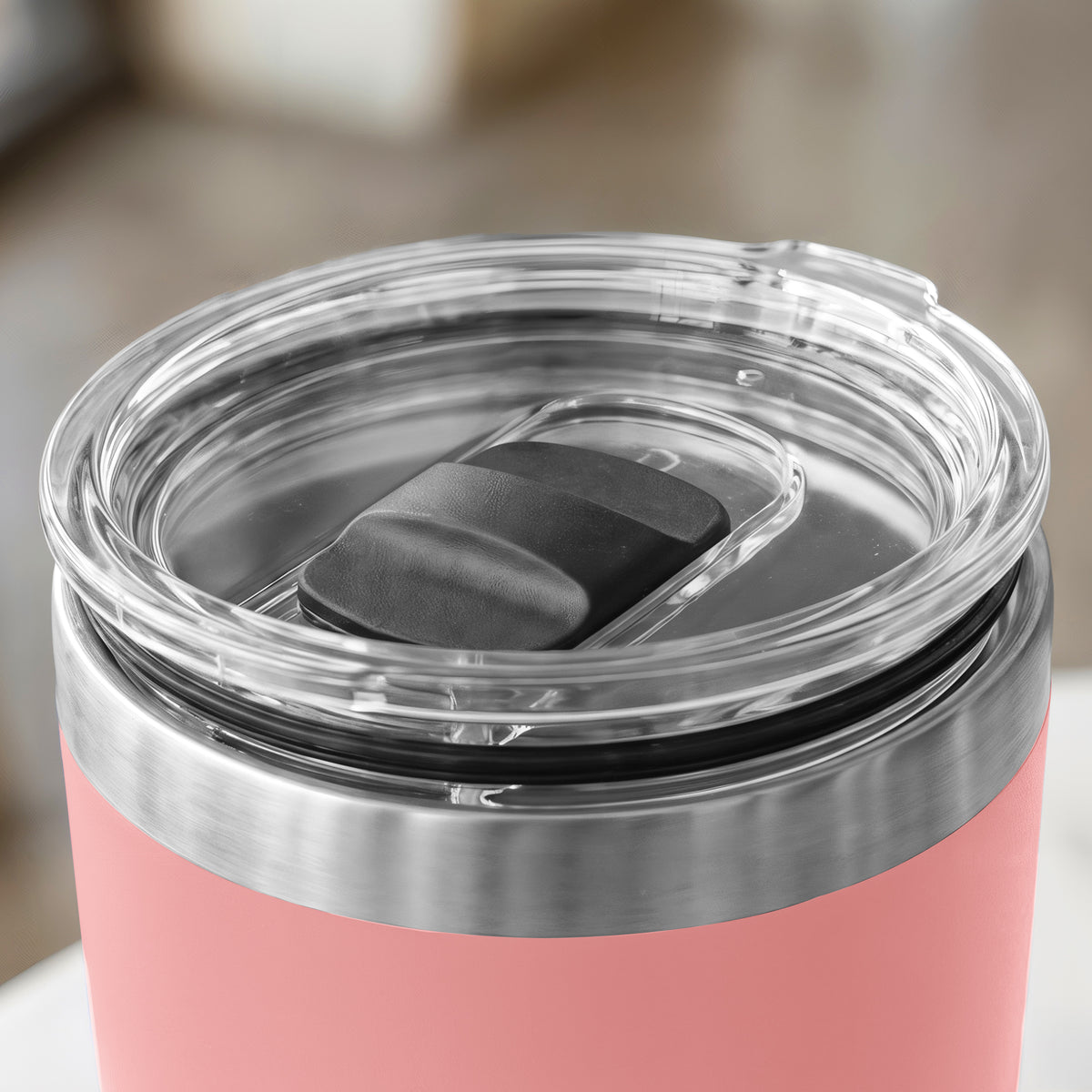 Termo Vaso Térmico 30 oz (800 ml) Acero Inoxidable con Tapa Magnética · Frío 24 h y Caliente 12 h color Rosa Claro