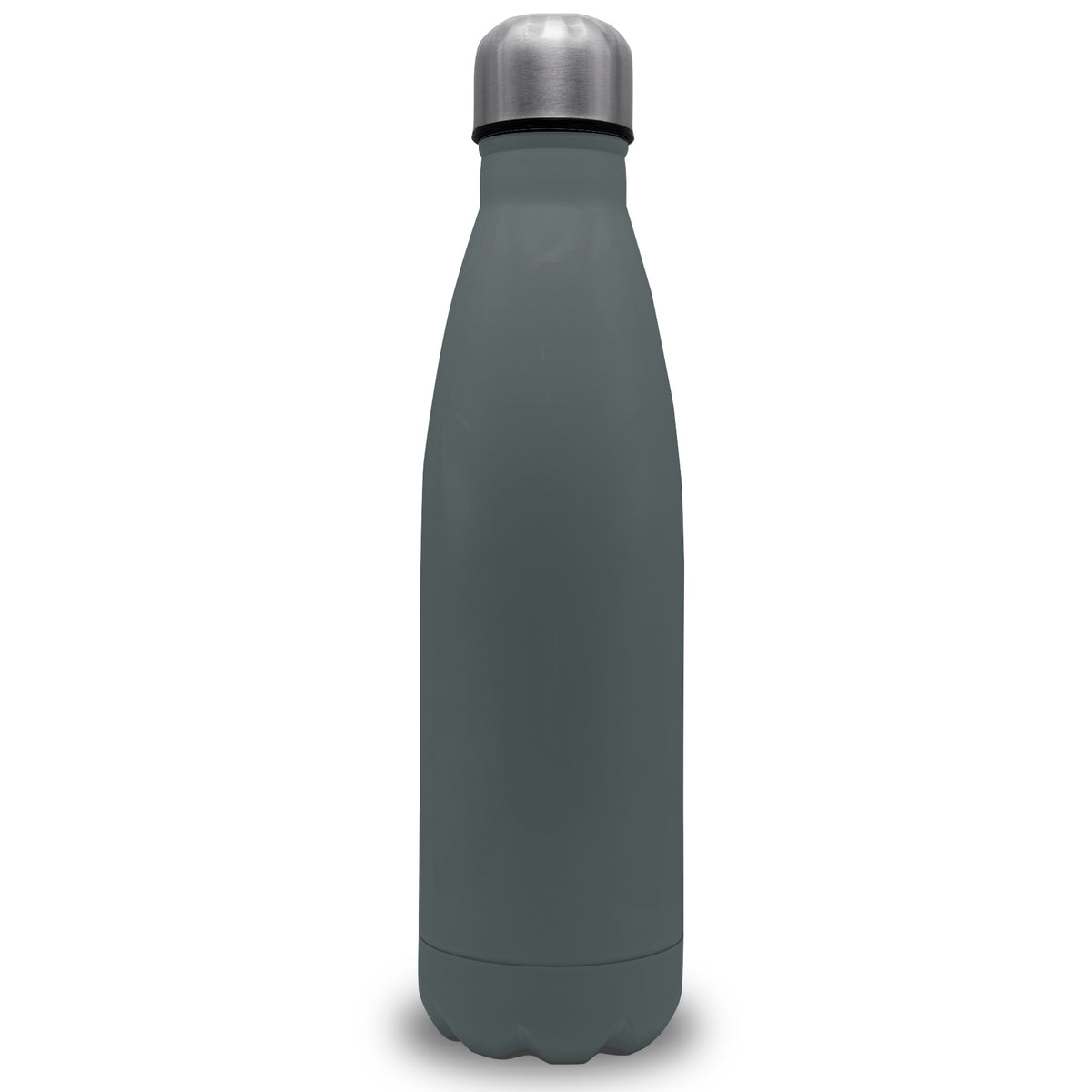 Termo Botella de Acero Inoxidable 500 ml Doble Pared · Frío y Caliente color Gris Mate