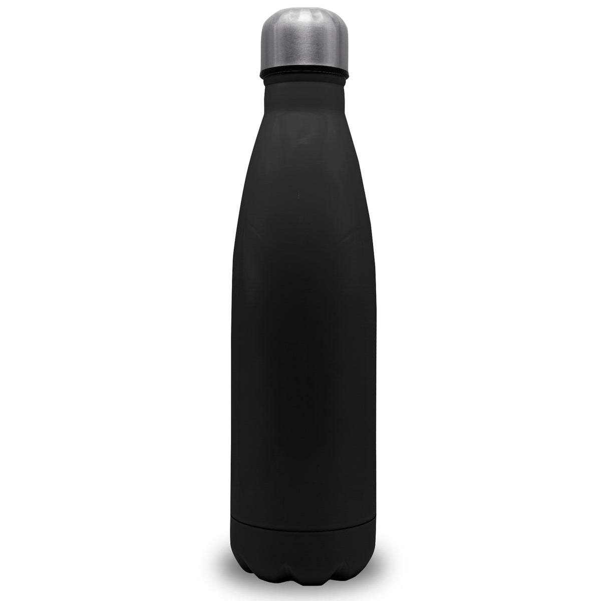 Termo Botella de Acero Inoxidable 500 ml Doble Pared · Frío y Caliente color Negro Mate