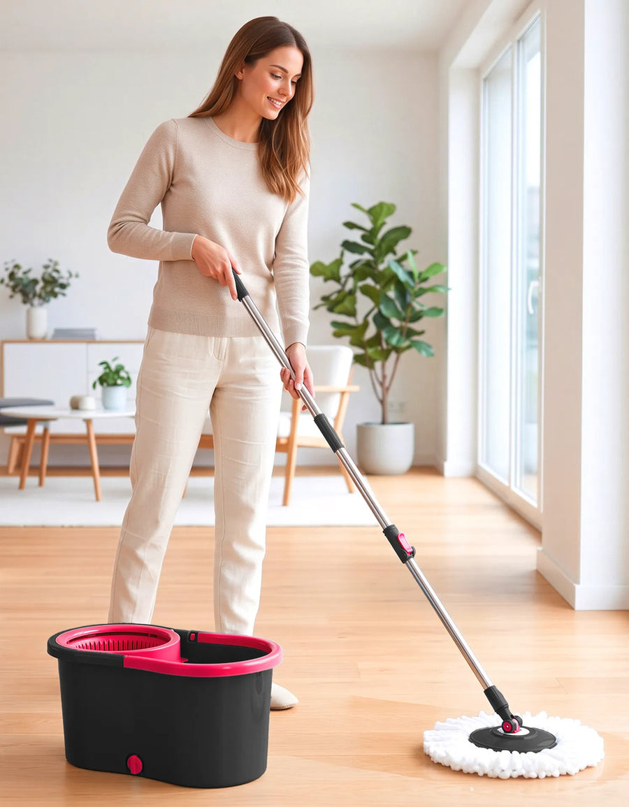 Mop Giratorio con Cubeta · Set de Limpieza