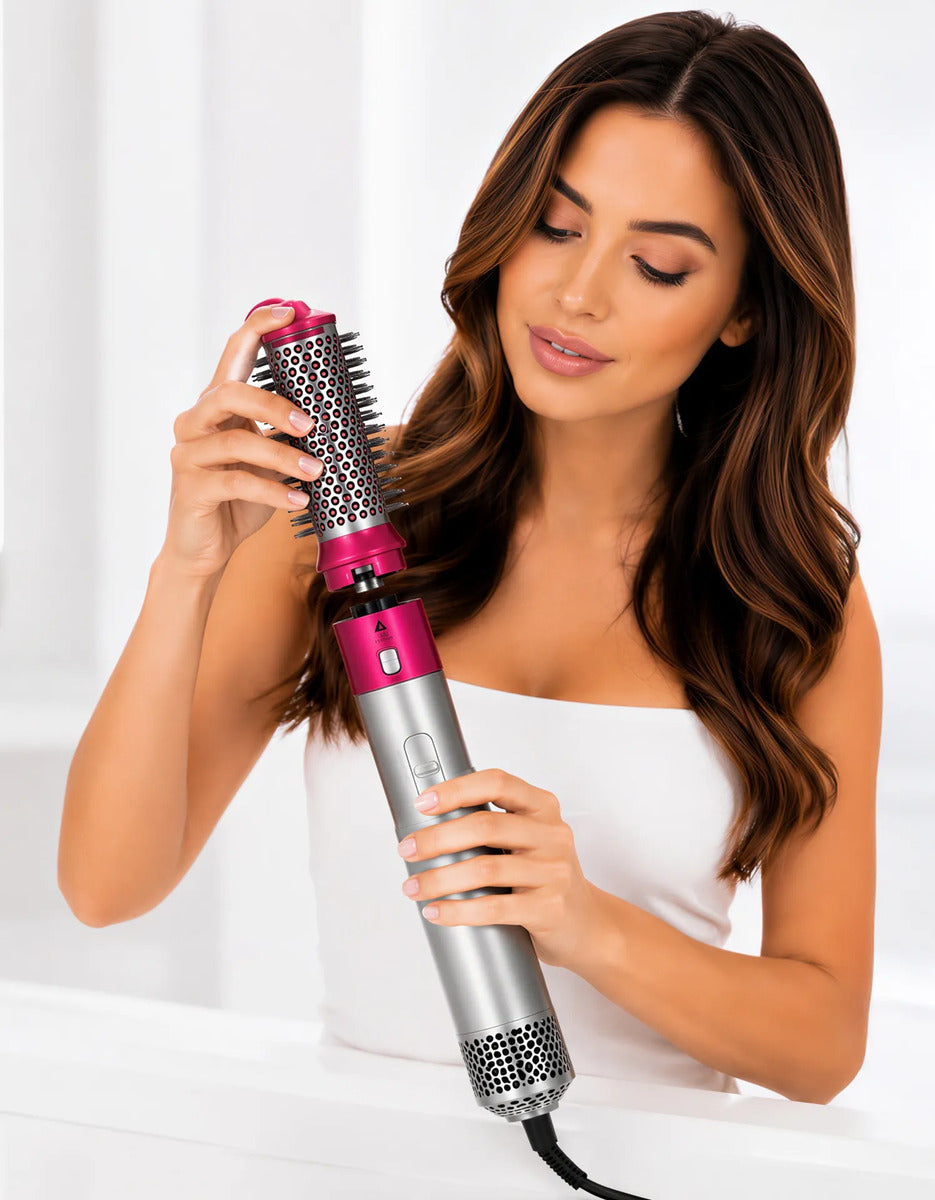 Set Modelador de Cabello 5 en 1 · Cepillo Secador