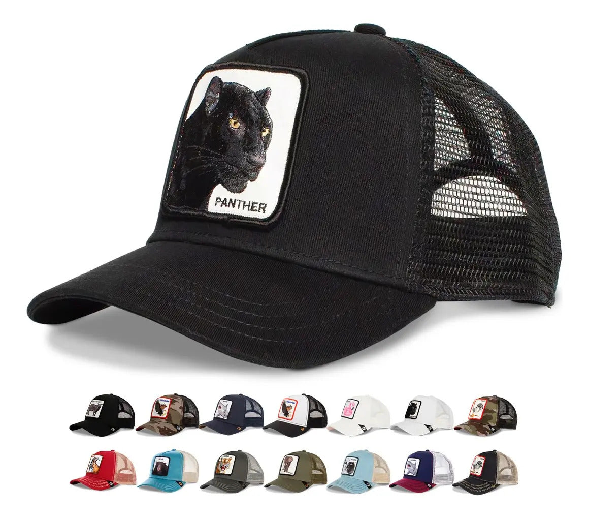 Gorra Trucker con Malla Diseño de Animales · Ajustable