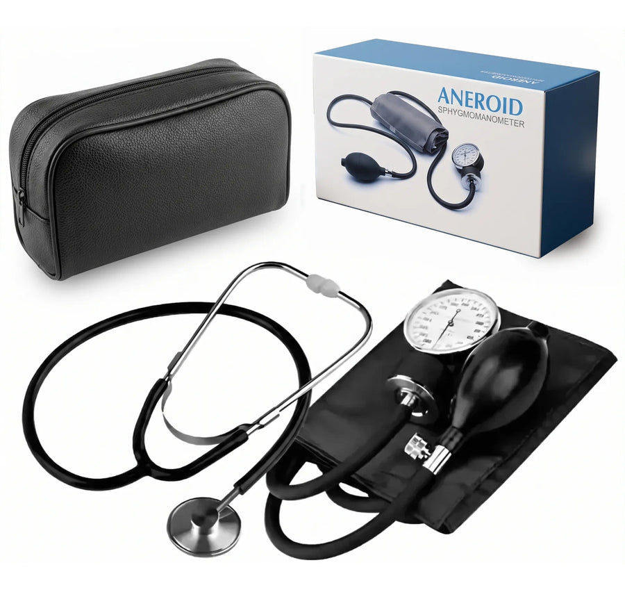 Baumanómetro Aneroide con Estetoscopio · Kit de Presión Arterial