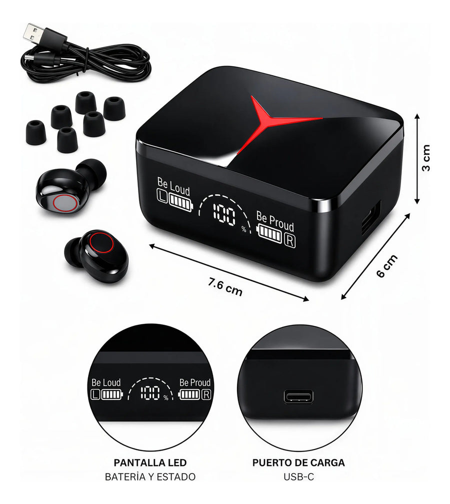 Audífonos Inalámbricos Bluetooth M90