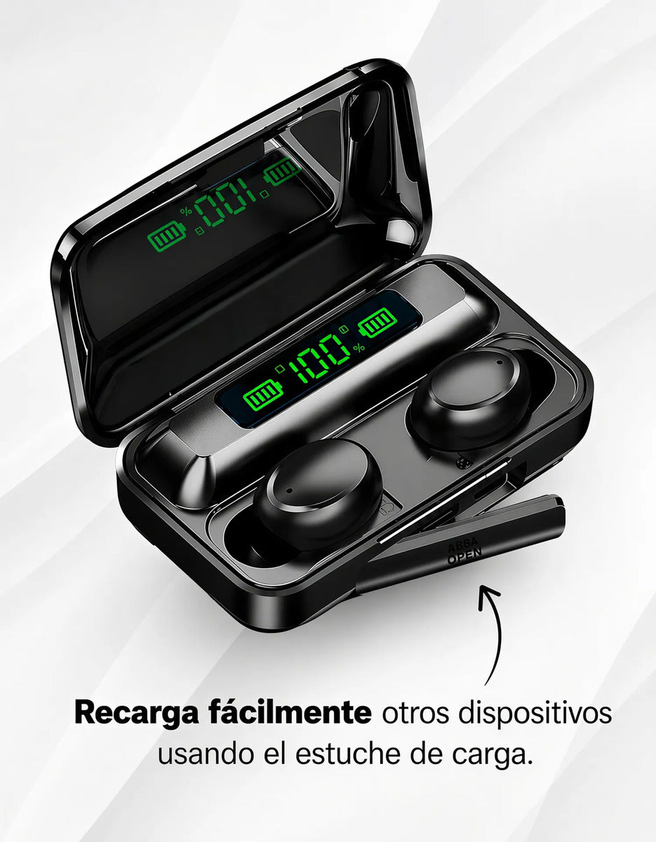 Audífonos Bluetooth In-Ear F9-5 con Estuche de Carga