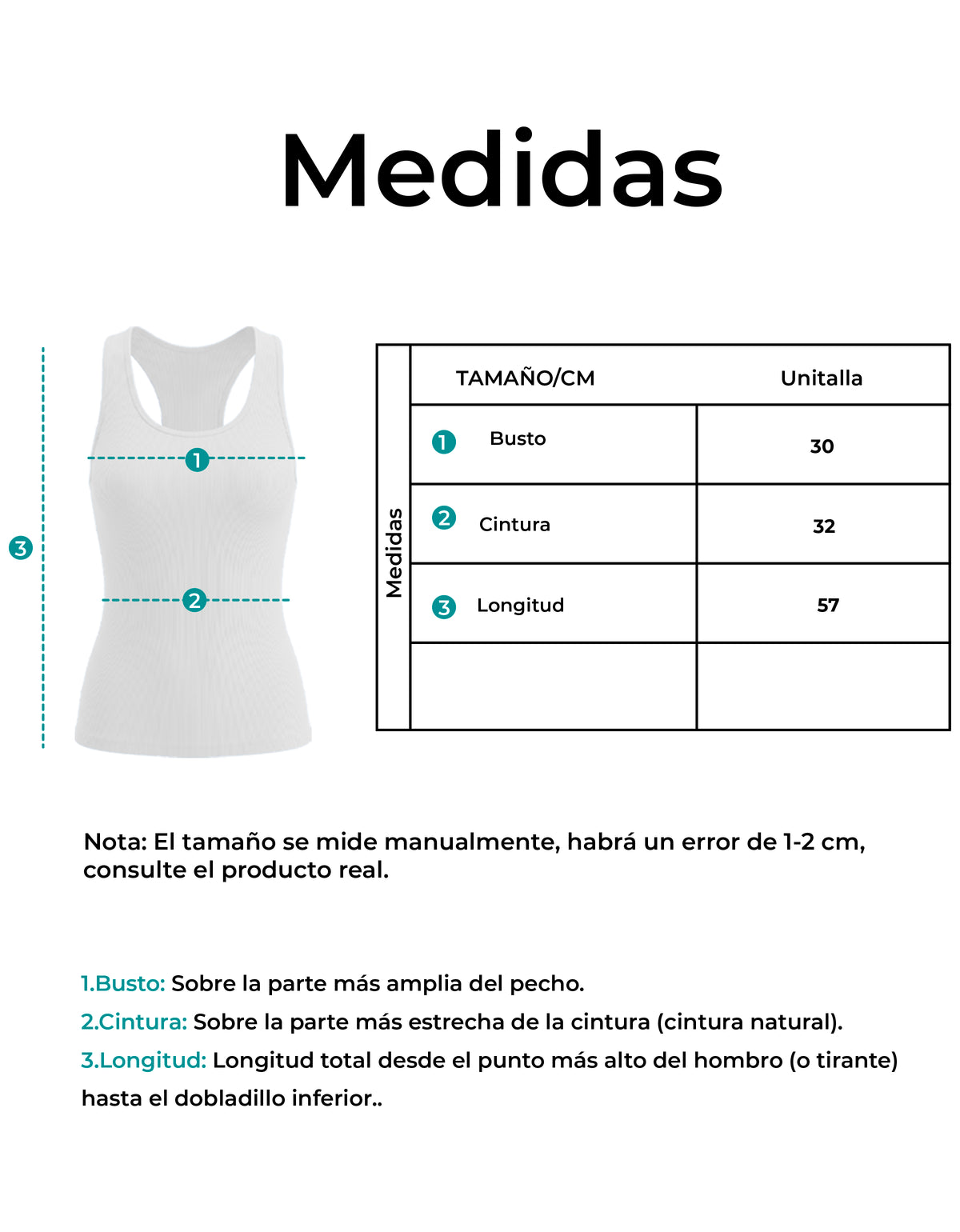 Playera Deportiva Sin Mangas Mujer Tank Top Acanalada · Unitalla color Blanco