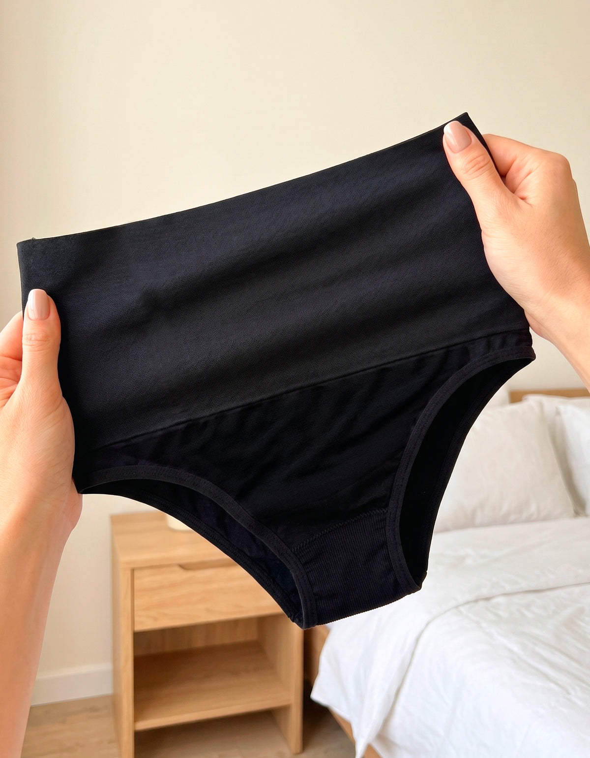 Pantaleta de Compresión Cintura Alta para Mujer · Moldea el Abdomen · Negra color Negro