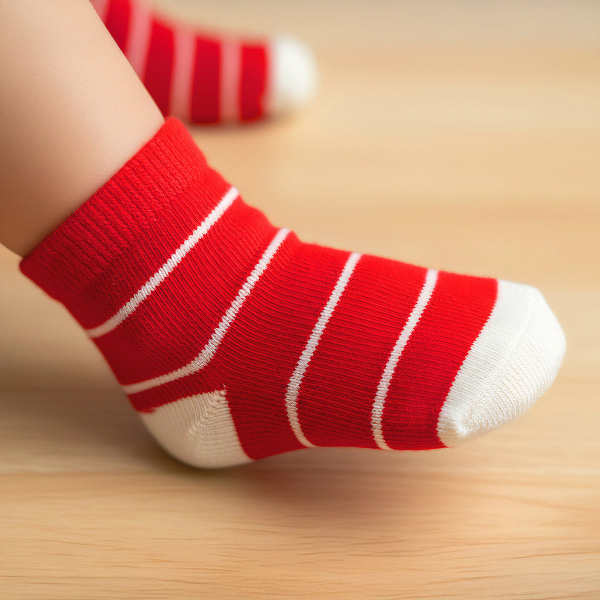 Set de 3 Pares de Calcetines Navideños para Bebé · Suaves · 6 a 12 Meses