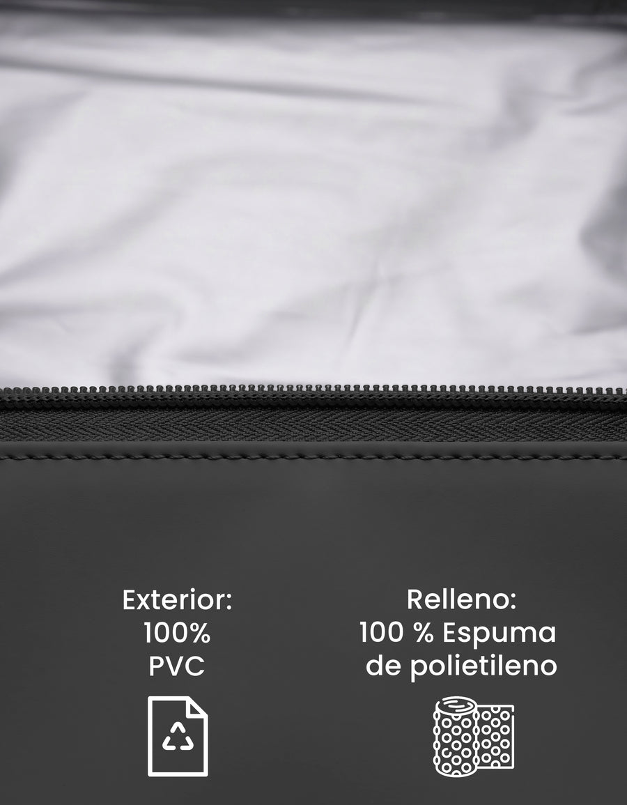 Mochila Térmica Cooler para Comida y Bebidas 27 × 18 × 34.5 cm color Negro