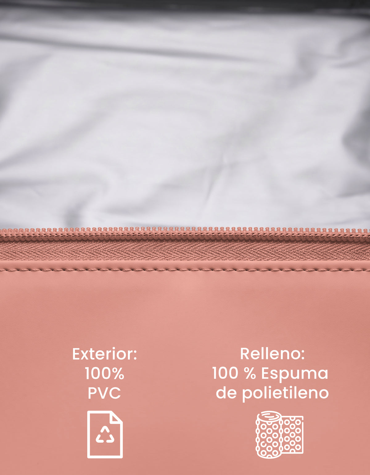 Mochila Térmica Cooler para Comida y Bebidas 27 × 18 × 34.5 cm color Rosa
