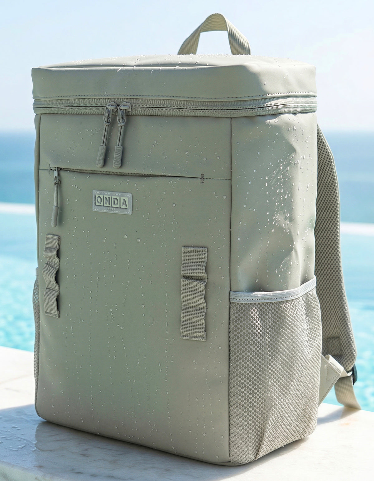 Mochila Térmica Cooler para Comida y Bebidas 27 × 18 × 34.5 cm color Verde