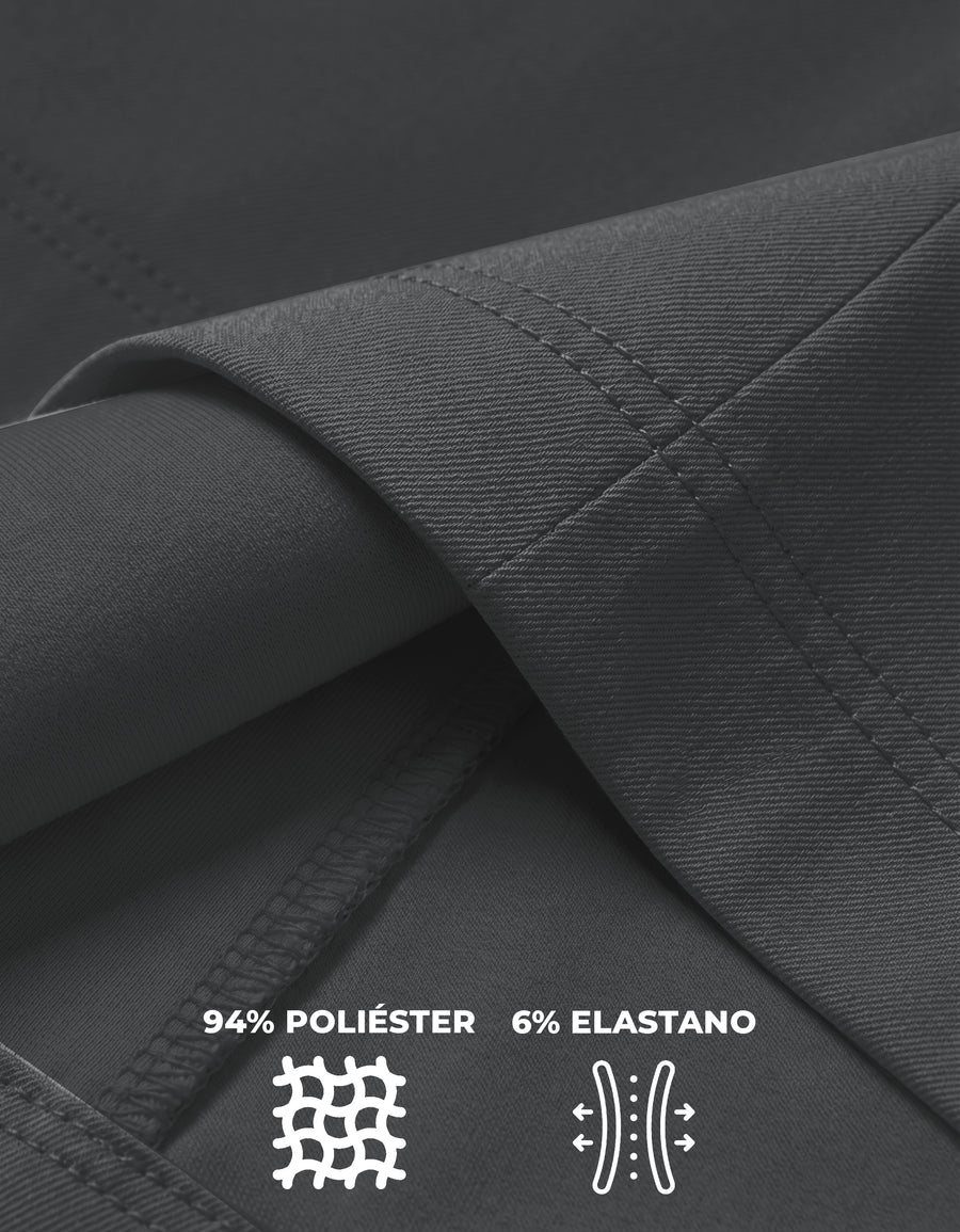 Uniforme Médico 2 Piezas Filipina y Pantalón · Unisex color Gris Oxford