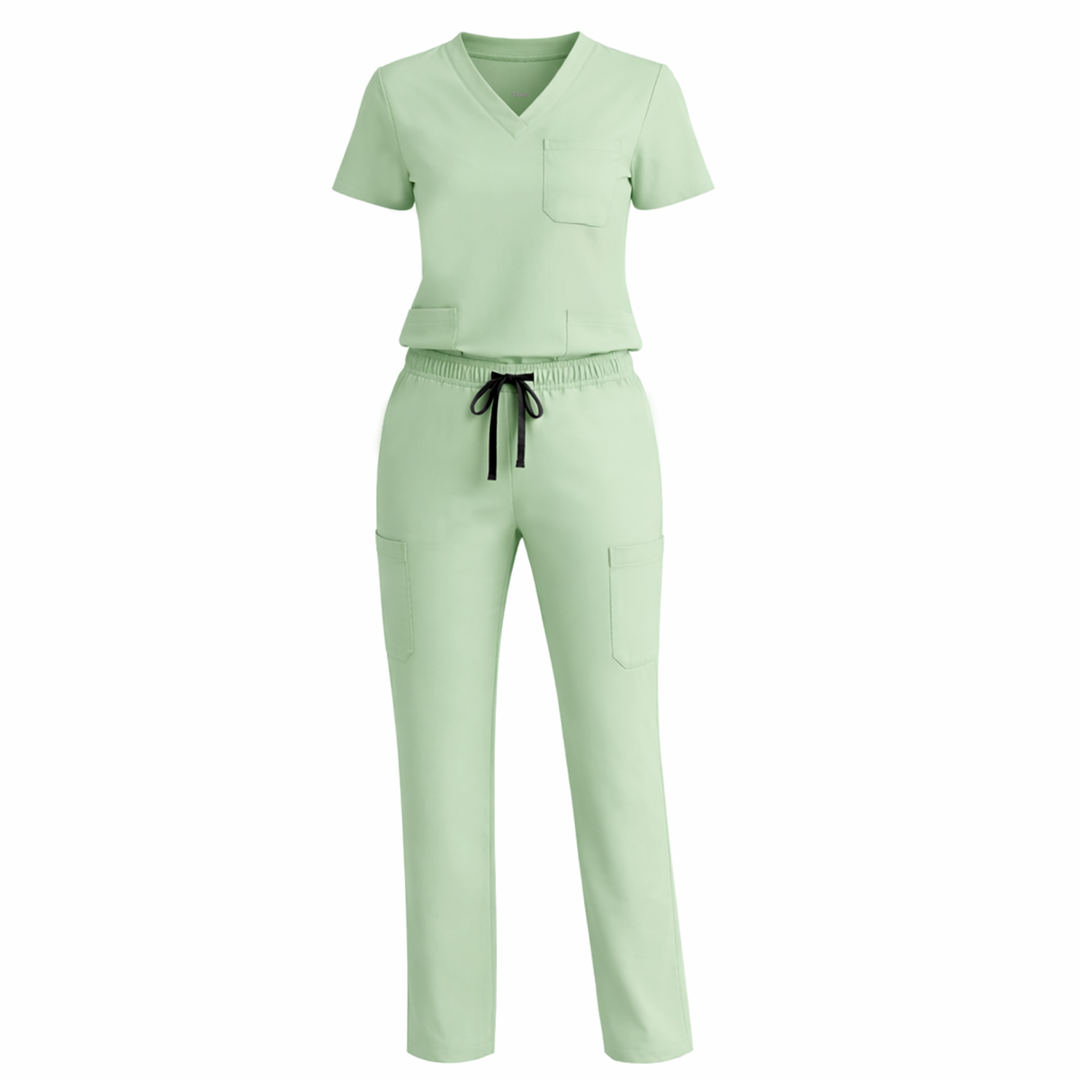 Uniforme Médico 2 Piezas Filipina y Pantalón · Unisex color Verde Claro