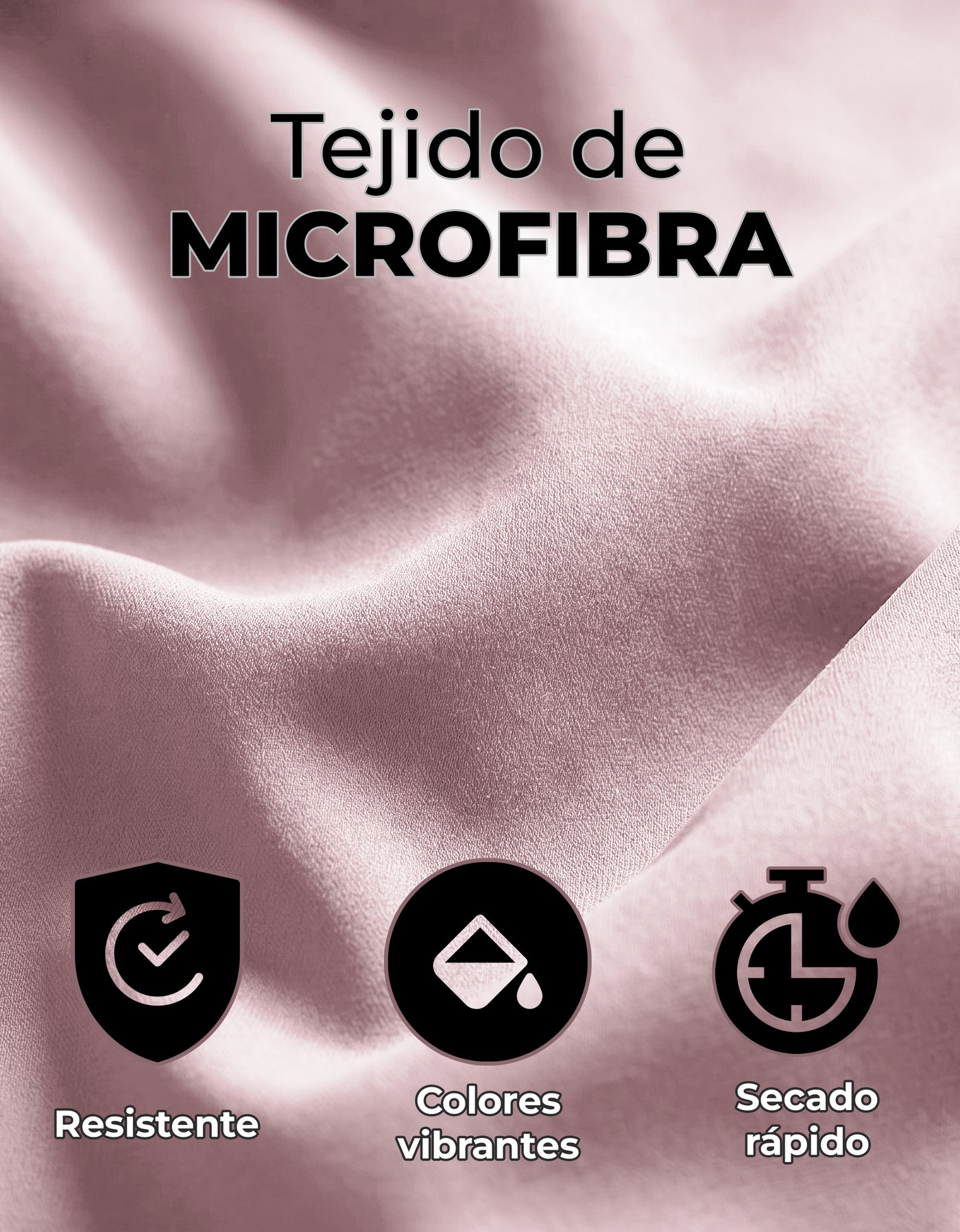 Juego de Sábanas Matrimonial Microfibra · Sábana de Cajón Ajustable color Rosa